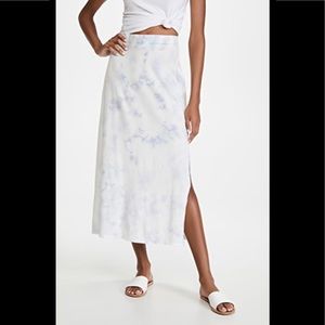 Z Supply long cotton skirt tie dye